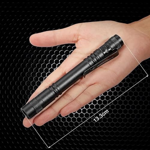 Valkyrie 395nm Ultraviyole UV Kalem El Feneri - Alüminyum Darbeye Suya Dayanıklı Cep Feneri Klipsli Kalem Fener Blacklight
