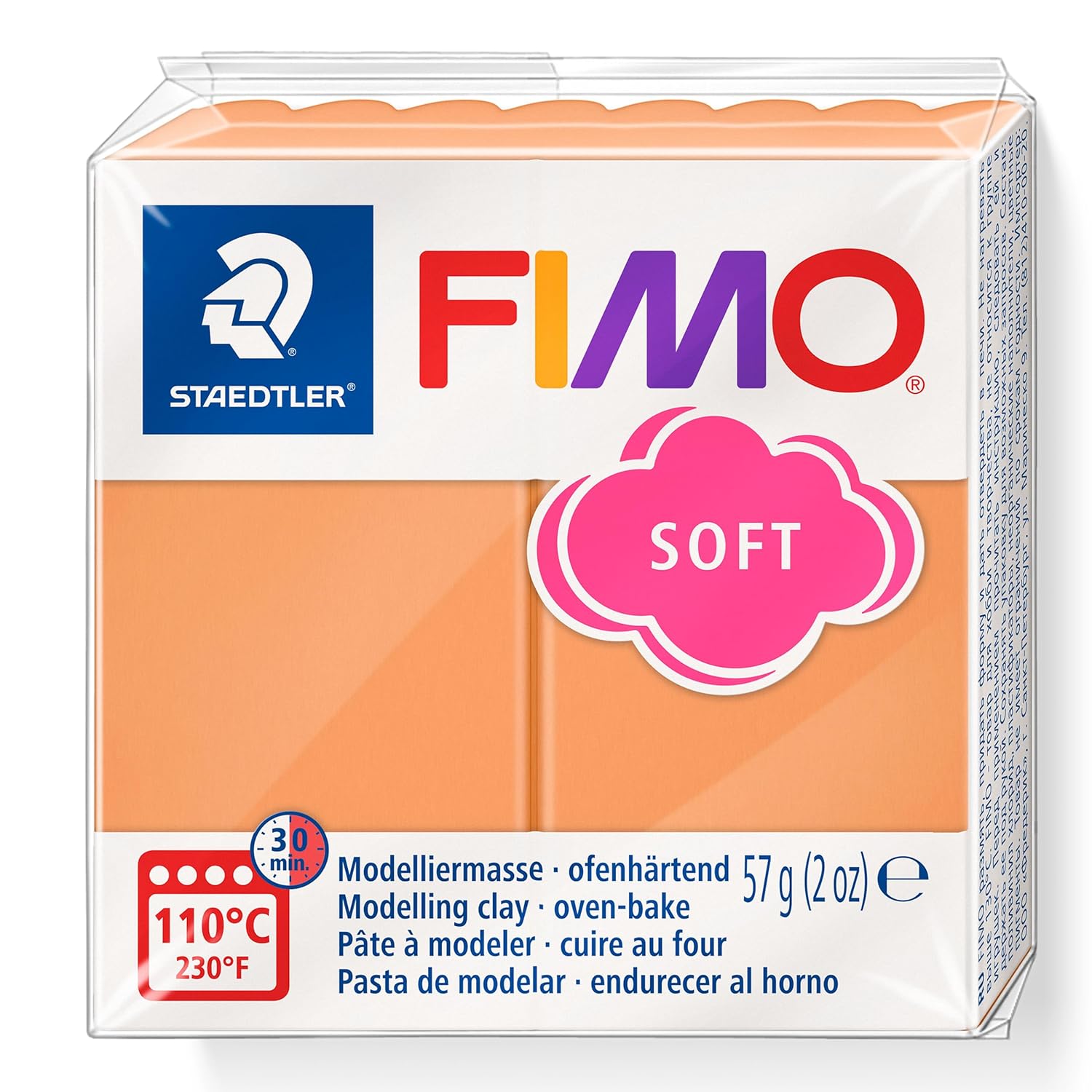 Staedtler Fimo 8020-T41 Fimo Soft Modelleme Kili 57 gr Papaya