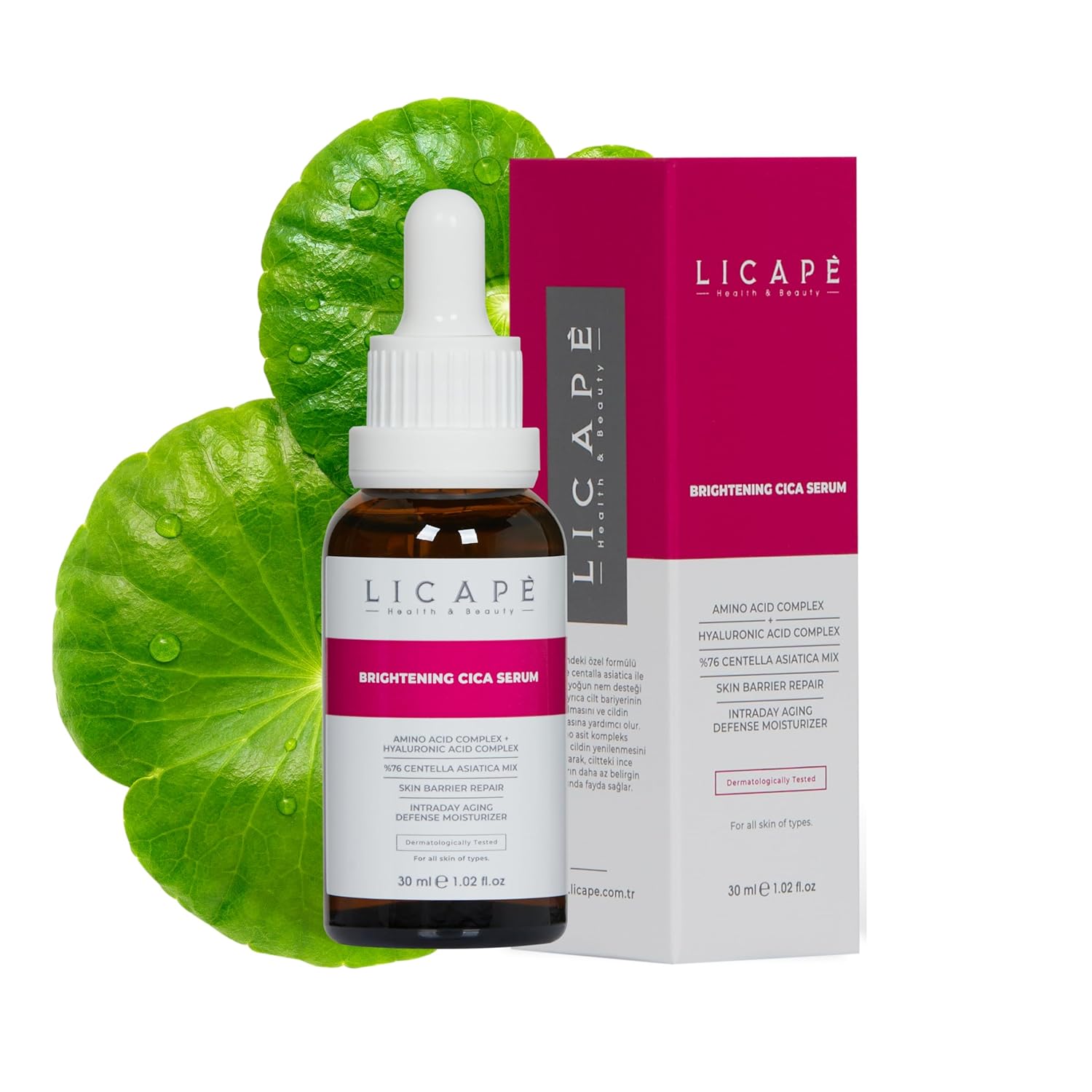Licape%76 Centella Asiatica Aydınlatıcı Cica Serum 30ml