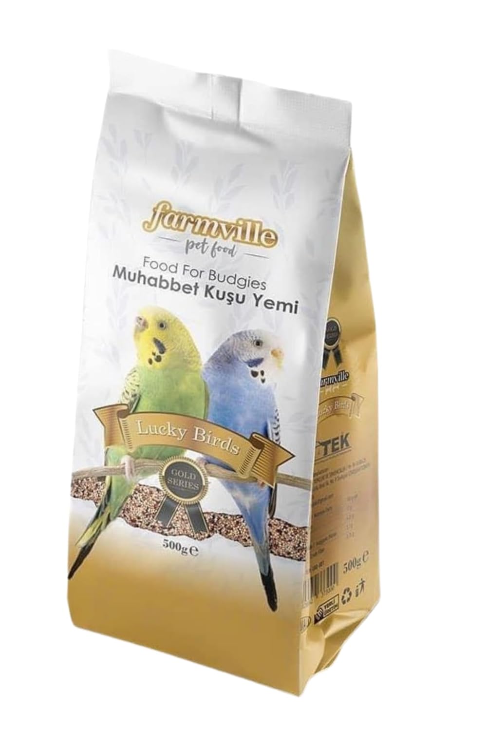 bypet Farmville 9 Karışımlı Ultra Premium Nijer Katkılı Konuşturucu Kızıştırıcı Muhabbet Kuşu Yemi 500 Gr