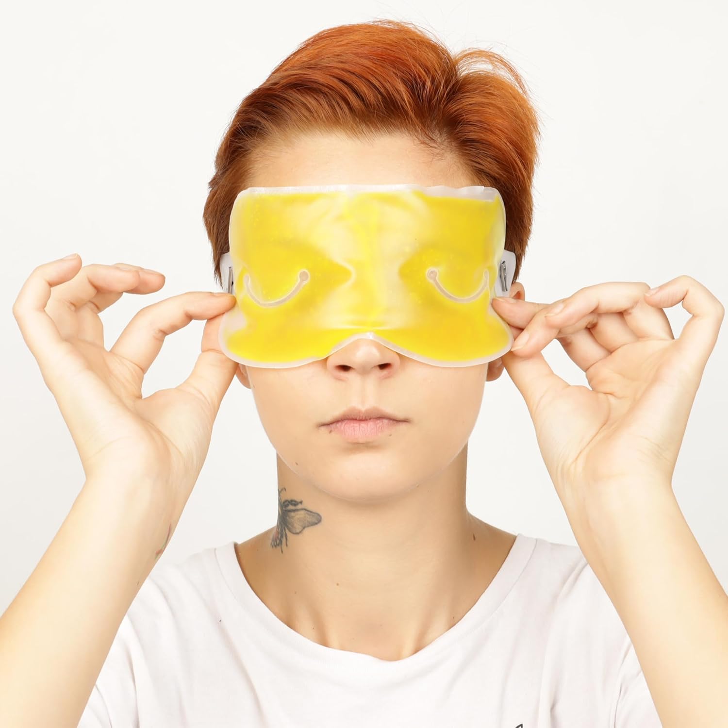 Vanaca Grup Termojel Göz Maskesi, Göz Altı Torbası Şişlik Gidermeye Yardımcı, Uyku Bandı, Sıcak&Soğuk Göz Terapisi, Tekrar Kullanılır Termojel Göz Maskesi