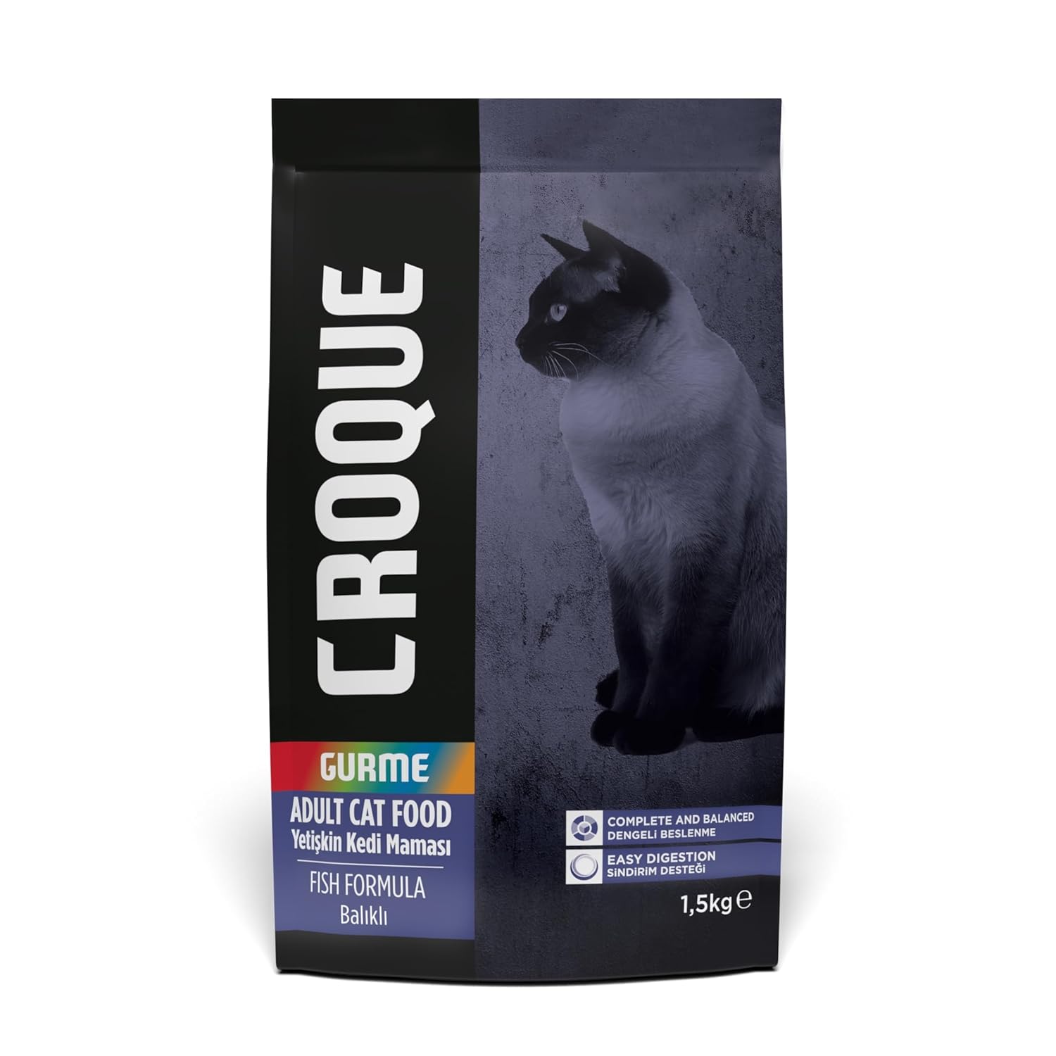 Croque Gurme Yetişkin Kedi Maması 1,5kg