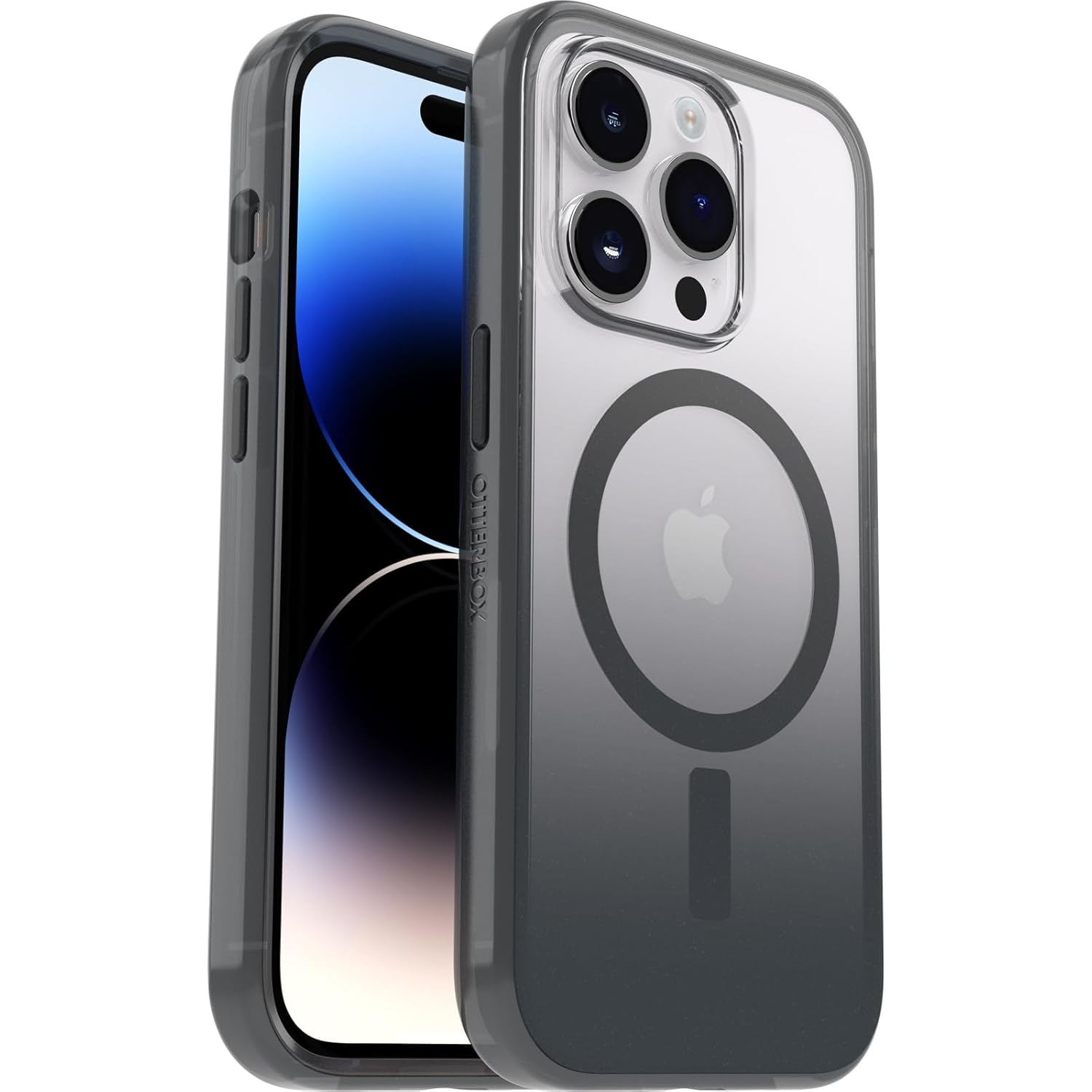OtterBox iPhone 14 Pro için MagSafe ile Şeffaf Kılıf Serisi, Darbeye Dayanıklı, Düşmeye Dayanıklı, Ultra İnce, Koruyucu Kılıf, 2X Askeri Standartlara Göre Test Edilmiştir, Obsidiyen