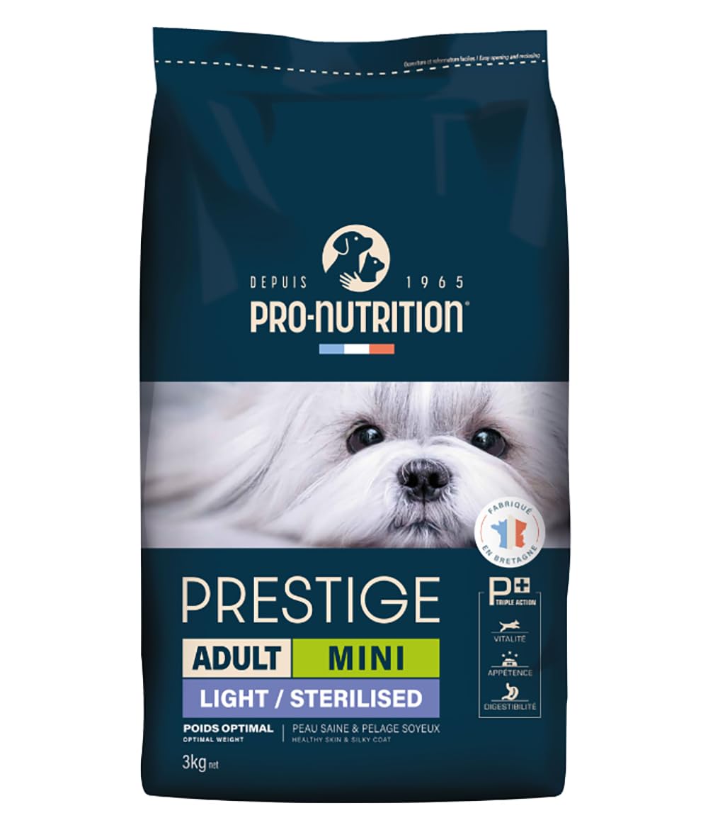 Pro Nutrition Prestige Sterilised Light Mini Tavuklu Küçük Irk Yetişkin Köpek Maması 3Kg