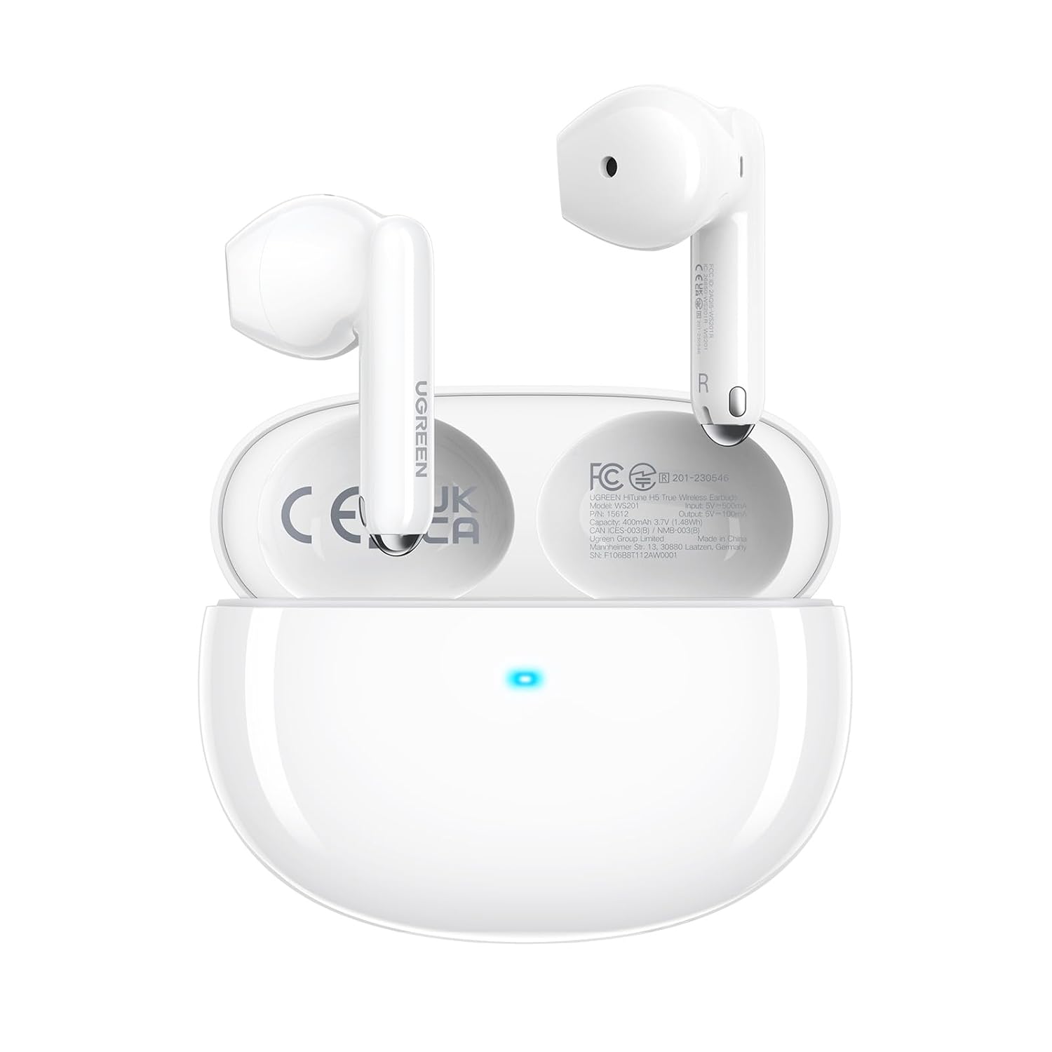 UGREEN HiTune H5 True Kablosuz Kulak İçi Kulaklık, Beyaz