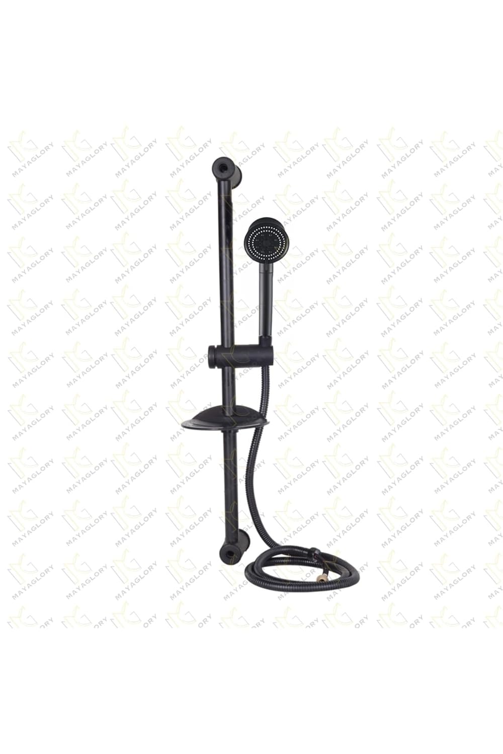 Mayaglory Siyah Sürgülü Turbo Fan Masaj Ve Sauna Etkili Duş Seti Siyah Sürgülü Duş