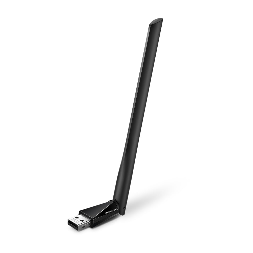 Mercusys MA30H, AC1300 Mbps, Çift Bant, USB 3.0, Yüksek Çekim Güçlü Wi-Fi 5 USB Adaptör