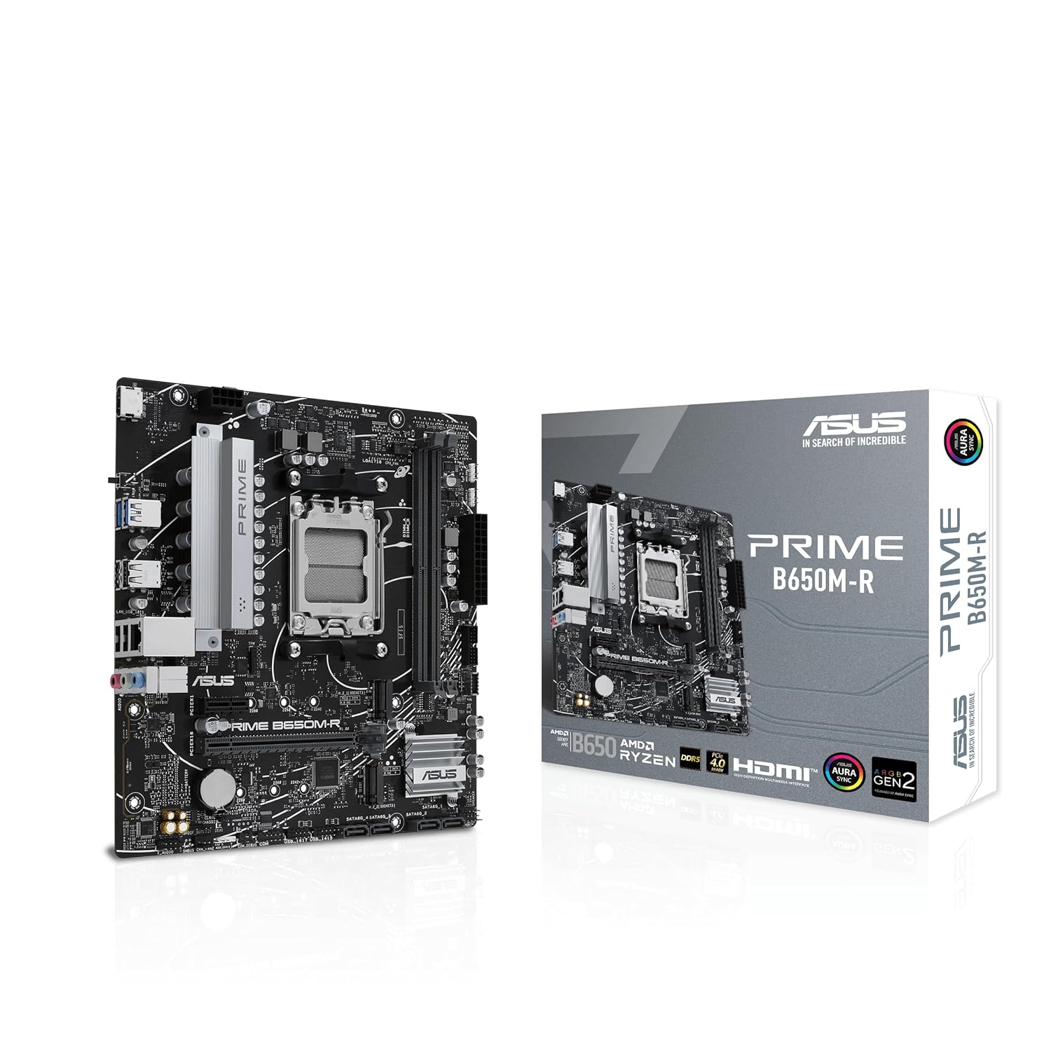 Asus Prime B650M-R AMD B650 AM5 Soket DDR5 7200+(OC) MHz mATX Anakart