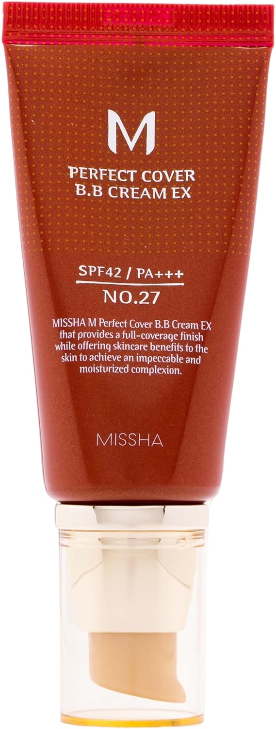 MISSHA Mükemmel Kapatıcılık Sunan Çok Fonksiyonlu M Perfect Cover BB Krem Ex SPF42 PA No.27 50 mililitre