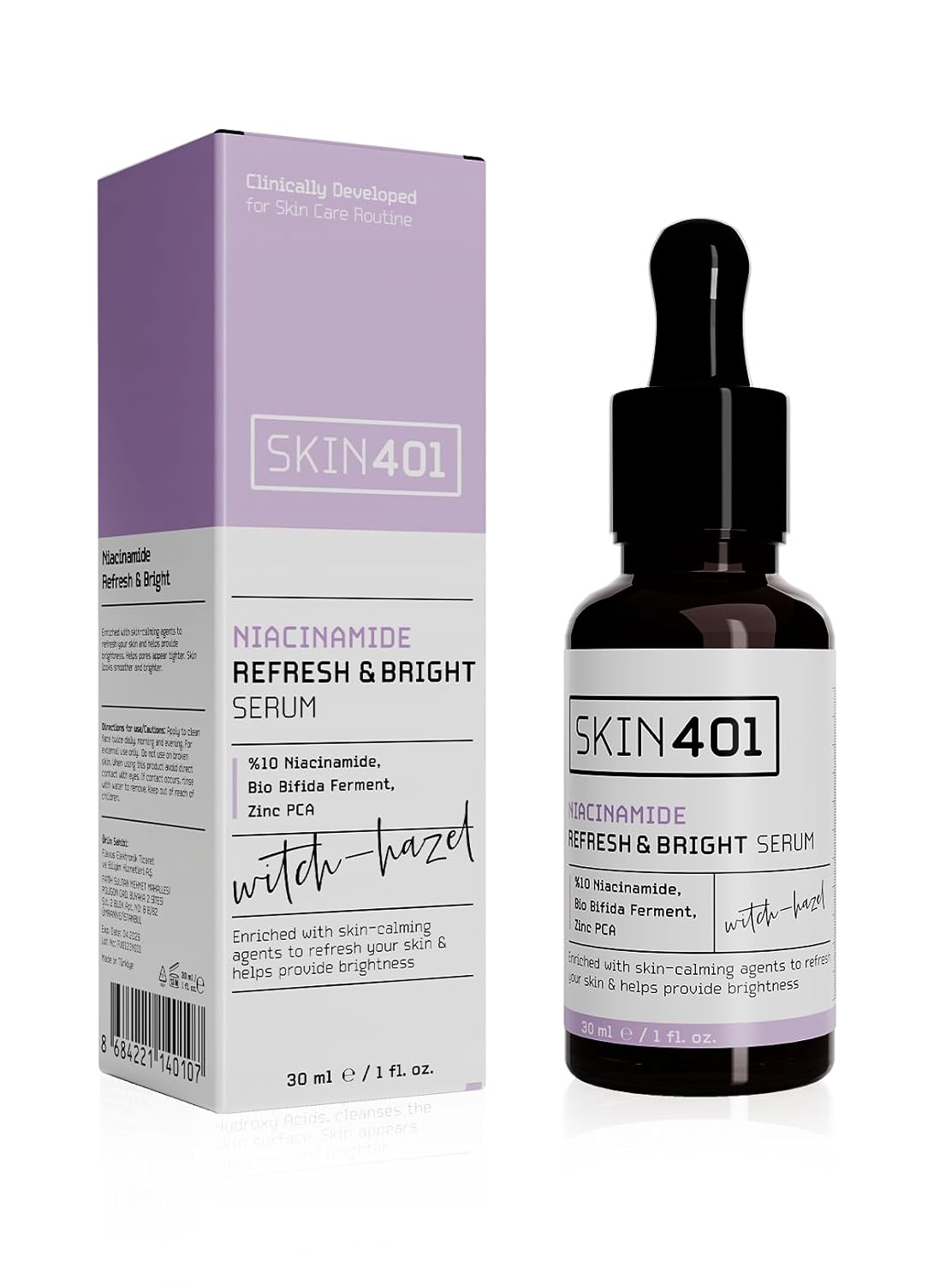 Skin401%10 Niacinamide Canlandırıcı ve Aydınlatıcı Serum 30ml