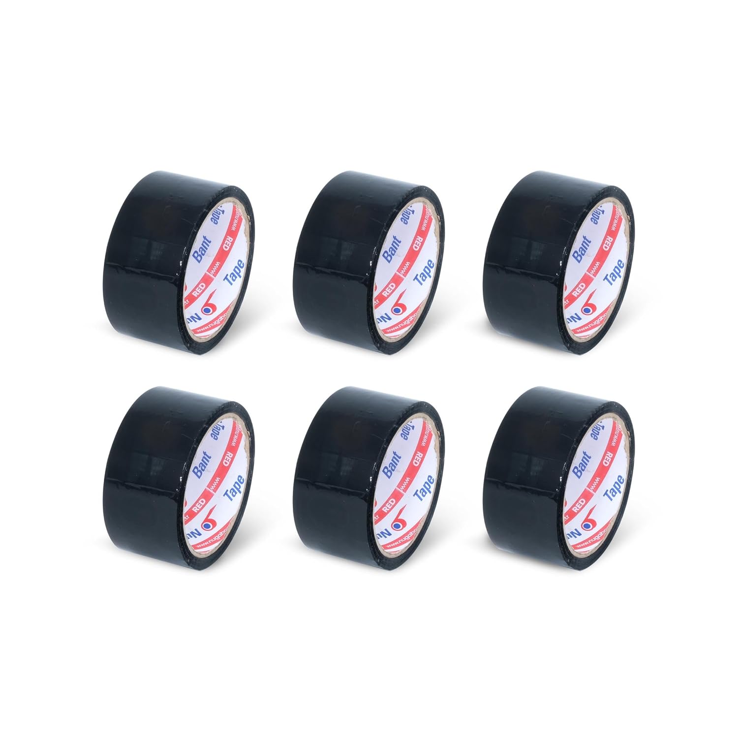 NUGA 45 MM X 40 MT SİYAH KOLİ BANDI 6 ADET
