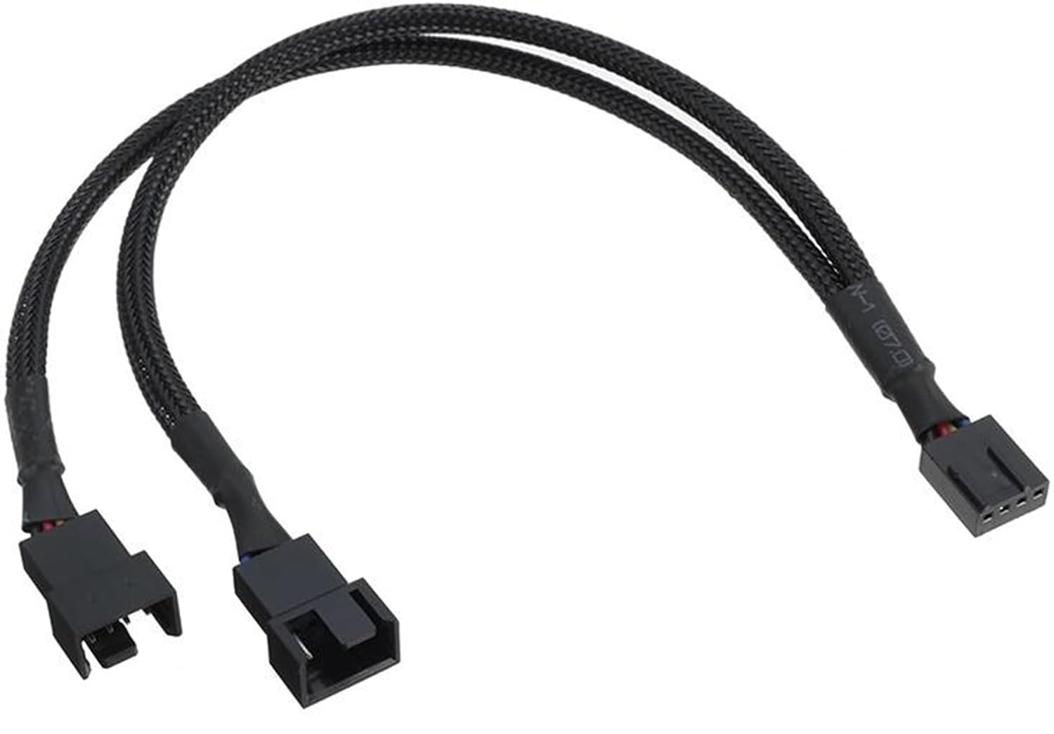 Ancheyn Fan Çoklayıcı 2 Port Y Pwm 4 Pin Splitter Çoklayıcı Switch Kablosu 5025