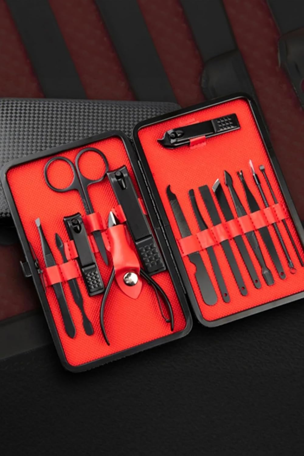 Mobee 17 Parça Profesyonel Çok Fonksiyonlu Manikür Ve Pedikür Tırnak Seti