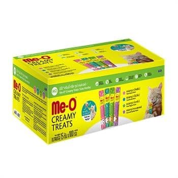 Me-O Tuna Mix- 4 çeşit Kedi Krema Ödülü Kutu 25x4x15 Gr