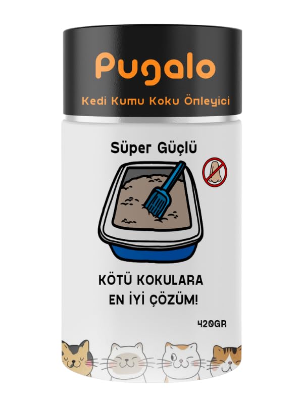 PUGALO Kedi Kumu Koku Giderici 420 Gr Aktif Karbon Koku Giderici