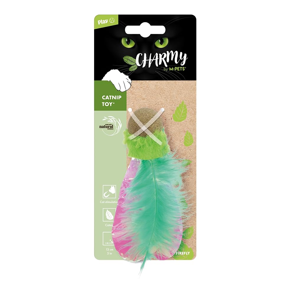 M-PETS CHARMY FIREFLY CATNİPLİ KEDİ OYUNCAĞI GREEN