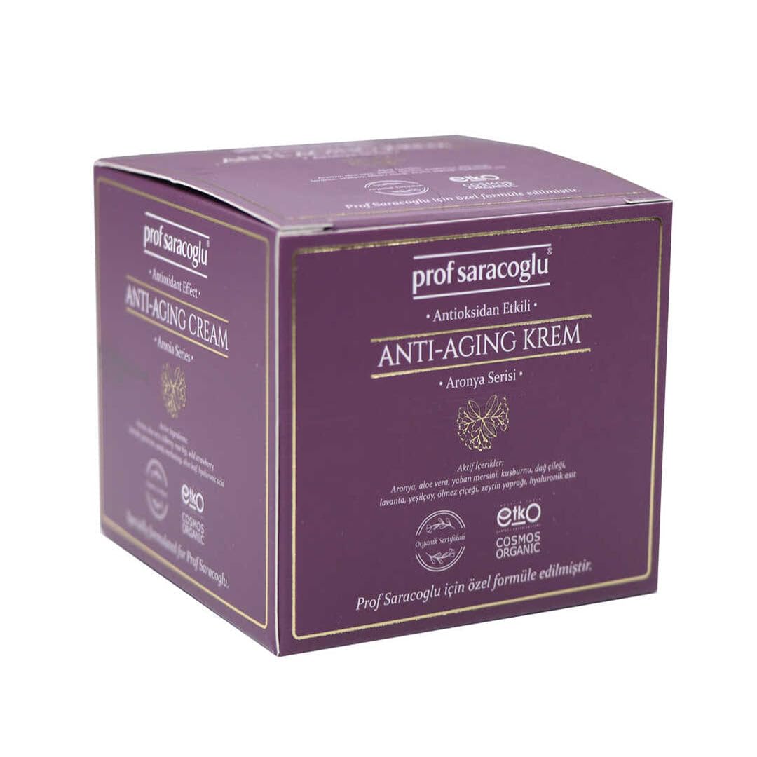 Prof Saracoglu Organik Sertifikalı Aronia Anti-aging Krem 50ml Kavanoz
