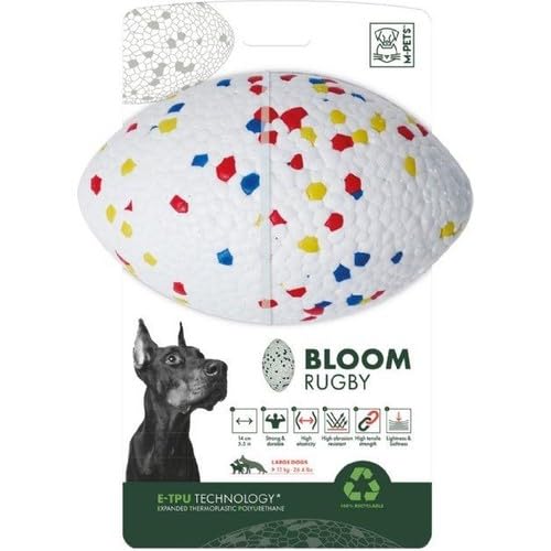 M-Pets Bloom Rugby Parçalanmaz Rugby Topu Mix Color