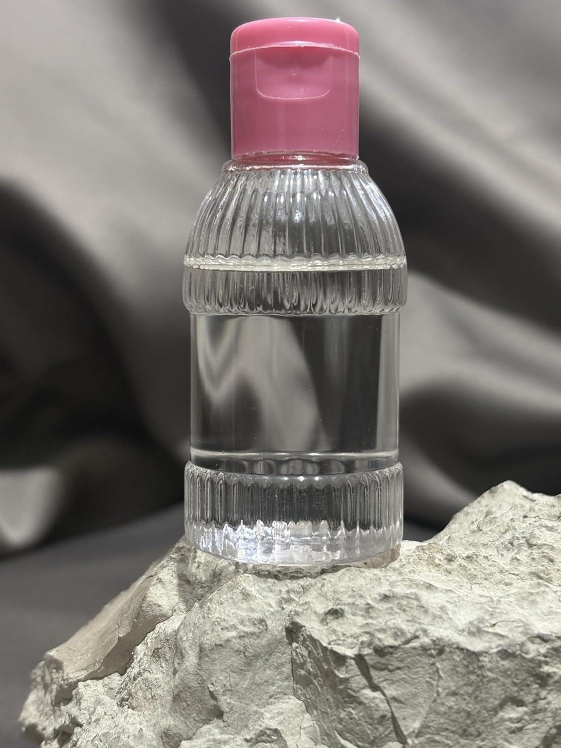 100 Adet 30 ML Boş Plastik Şişe OM23 Pembe Kapak