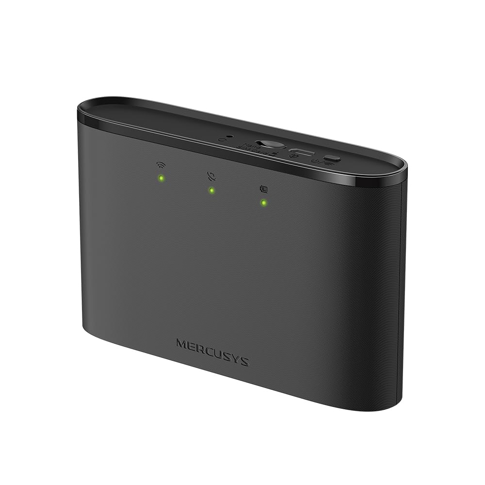 Mercusys MT110, 4G Taşınabilir Mobil Modem, 150Mbps ye kadar İnternet Hızı, 10 Cihaza Kadar Bağlantı, 2200 mAh Batarya, Kurulum Gerektirmez, Mobil Uygulama Desteği