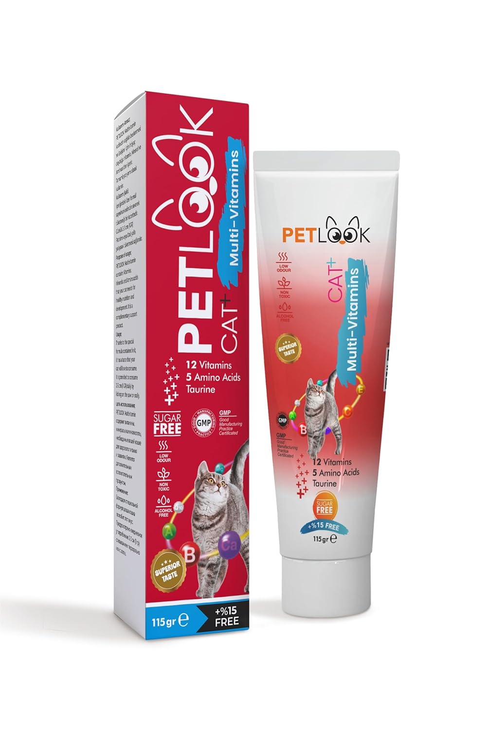 PETLOOK Kedi Malt Multivitamin, 115 Gram
