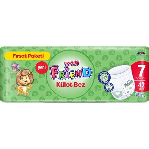 GOON Friend 7 Numara Külot Bebek Bezi - Cilt Dostu - 42 Adet