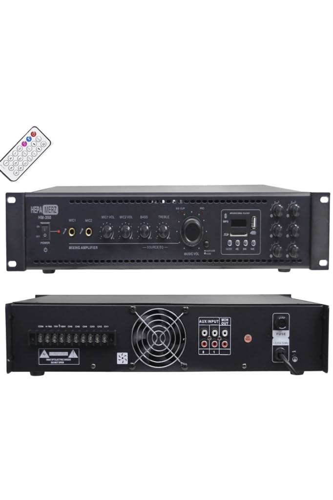 Hepa Merz HM350 6 Bölgeli 350 Watt Mikser, Amfi Usb ve Bluetooth Bağlantı