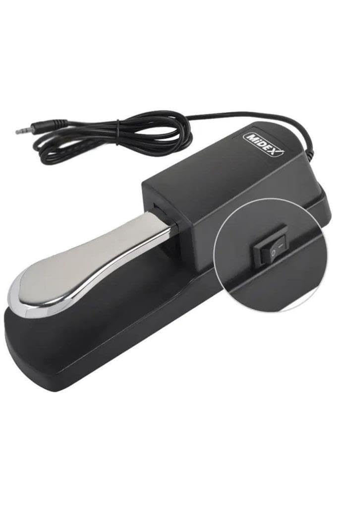 Midex PP-06 Sustain Pedalı (3.5 mm Jack Sustain Girişi Olan Tüm Ürünlerle Uyumlu)