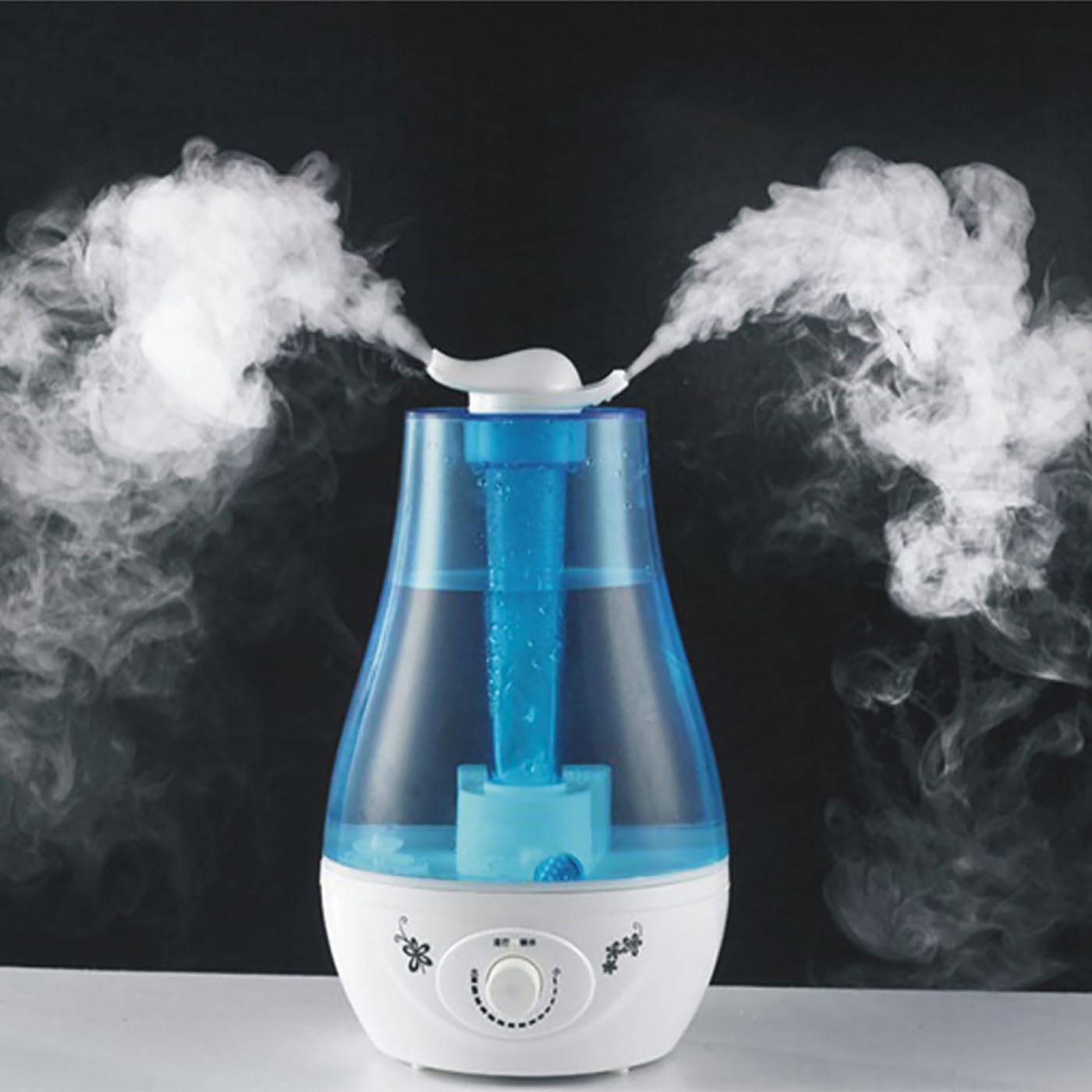 Robeve 3 Litre Ultrasonik Buhar Makinesi Hava Nemlendirme Cihazı Hava Nemlendirici Ayarlanabilir Sprey Çıkışı Buhar Makinesi