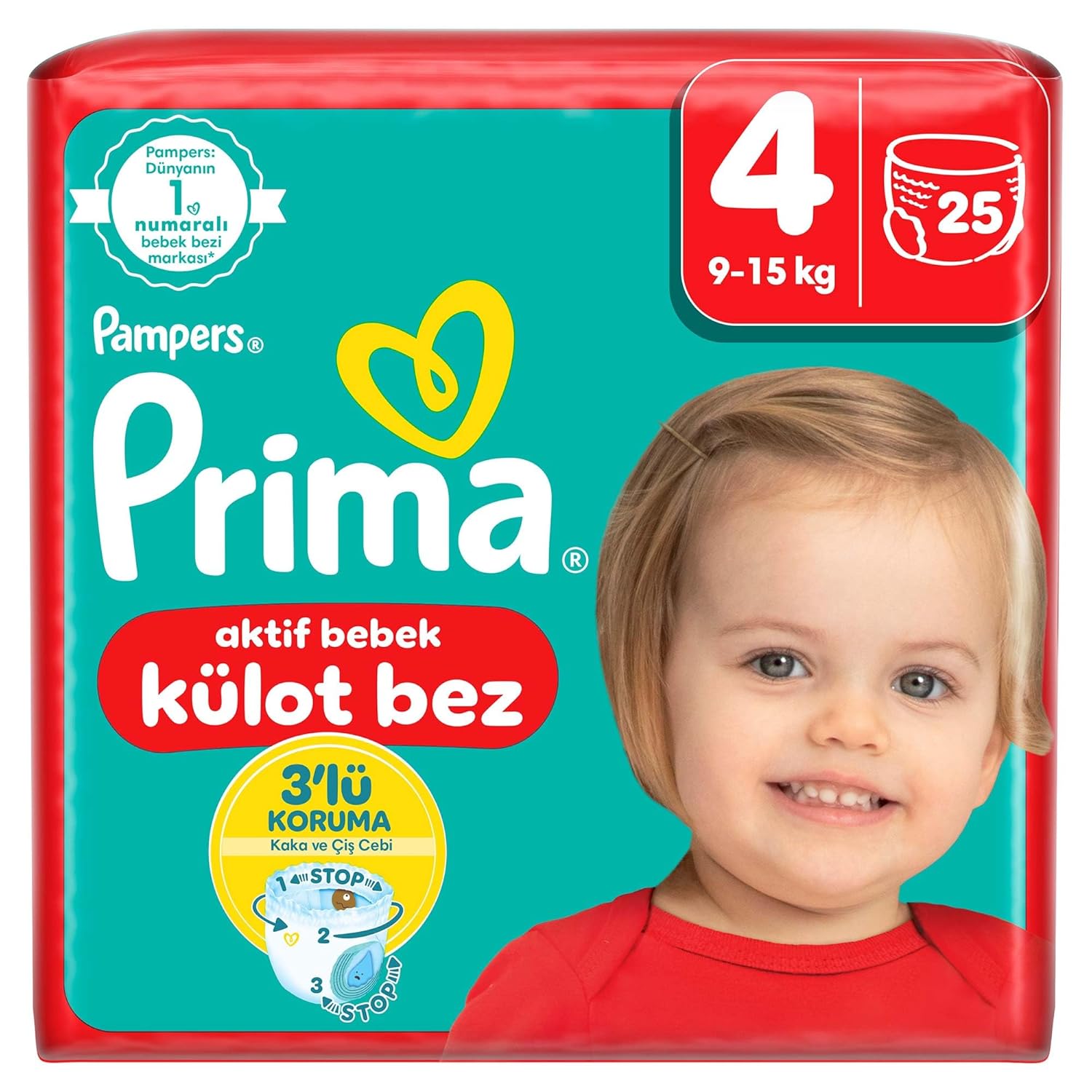 Prima Külot Bez, 4 Numara Bebek Bezi, 25 Adet