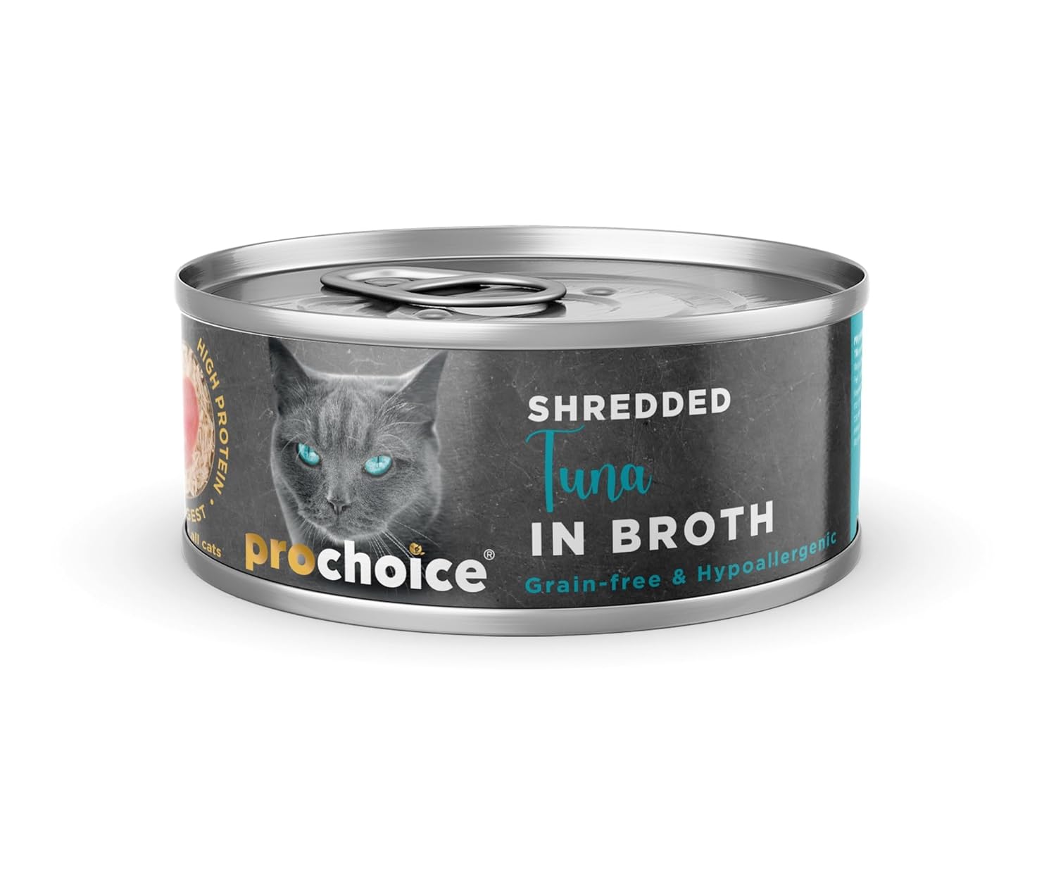 Prochoice Deluxe Shredded, Tahılsız, Hipoalerjenik, Tiftiklenmiş Tuna Balıklı Yaş Kedi Maması, 70 gr x 12 adet