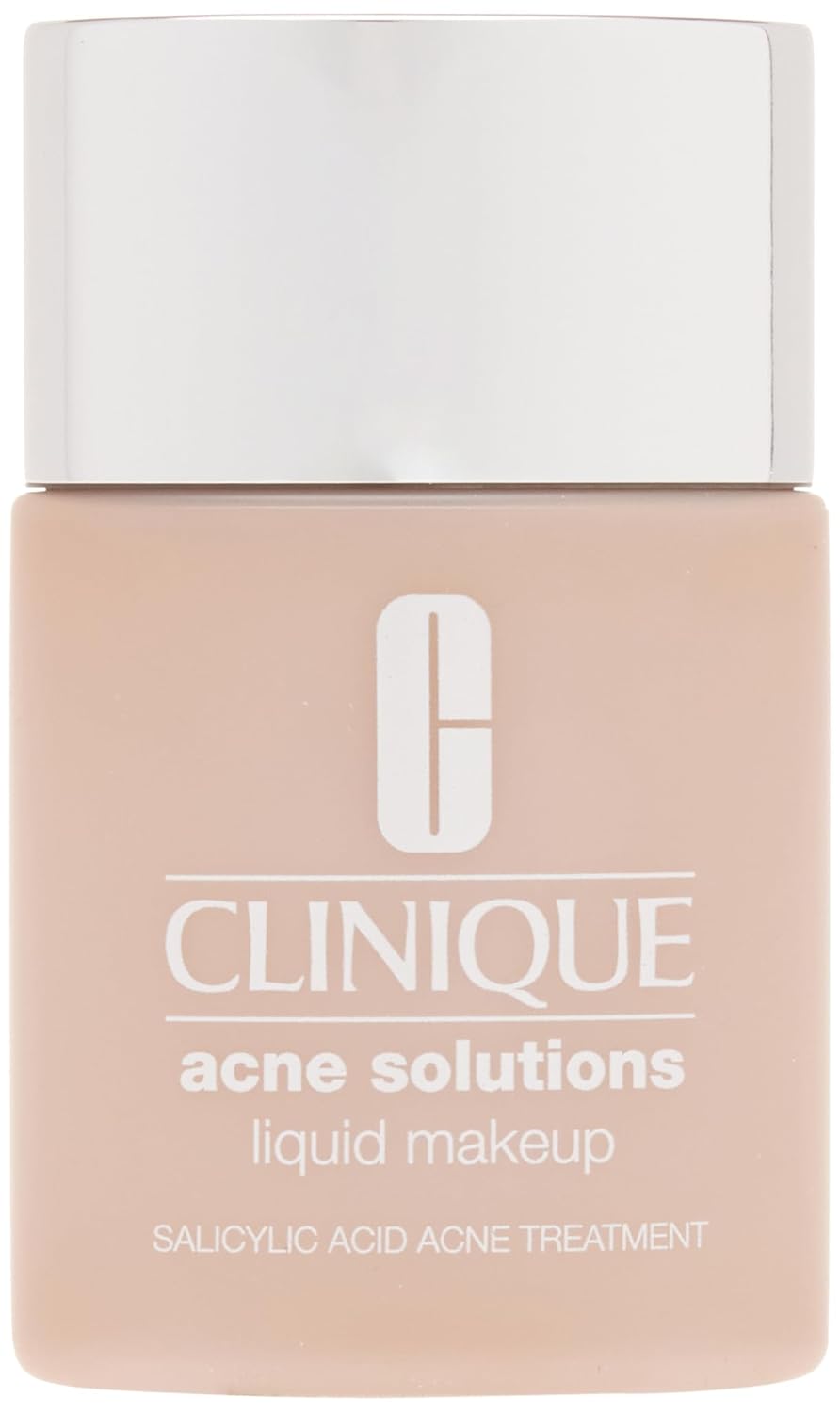 Clinique Akne Çözümleri Salisilik Asit İçeren Likit Fondöten | Kuru Karma ve Yağlı Cilt Tipleri İçin | Orta Kapatıcılık, Doğal Mat Görünüm