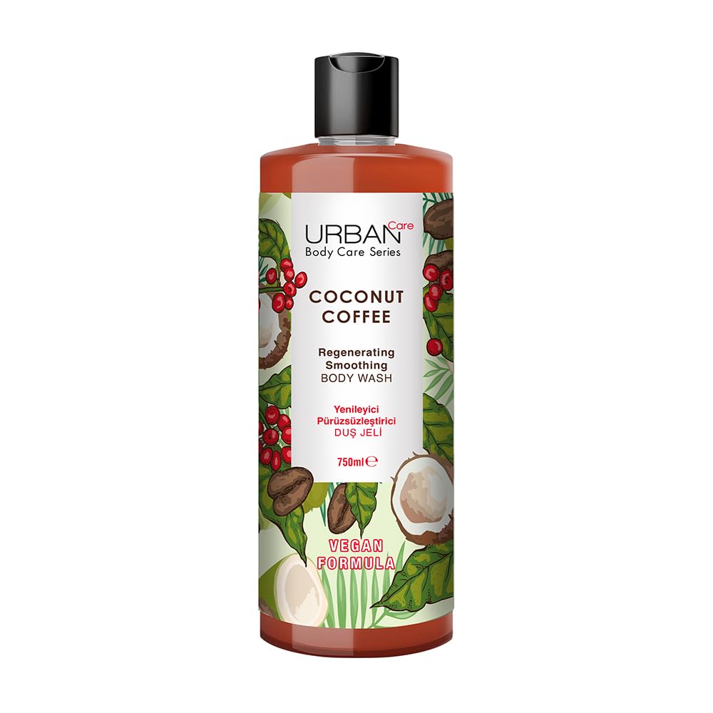 Urban Care Coconut Coffee Yenileyici ve Pürüzsüzleştirici Duş Jeli, 750 ml