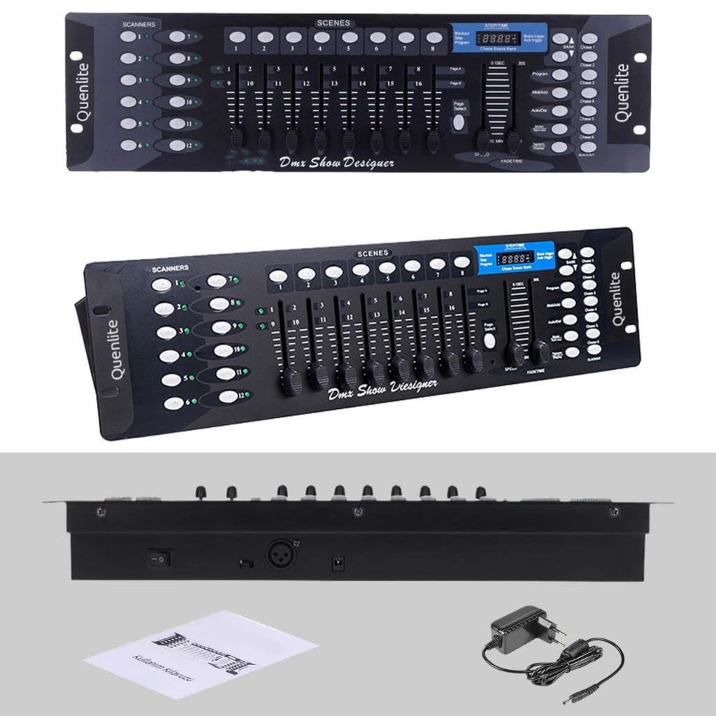 Quenlite DMX-1 Işık Kontrol Mikseri Masası DMX512 192 Kanal