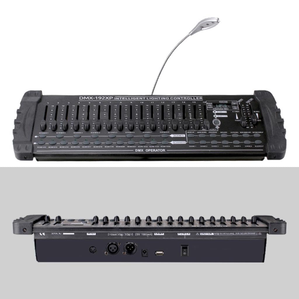 Quenlite DMX-192XP Işık Kontrol Mikseri Masası Led Aydınlatmalı 384 Kanal