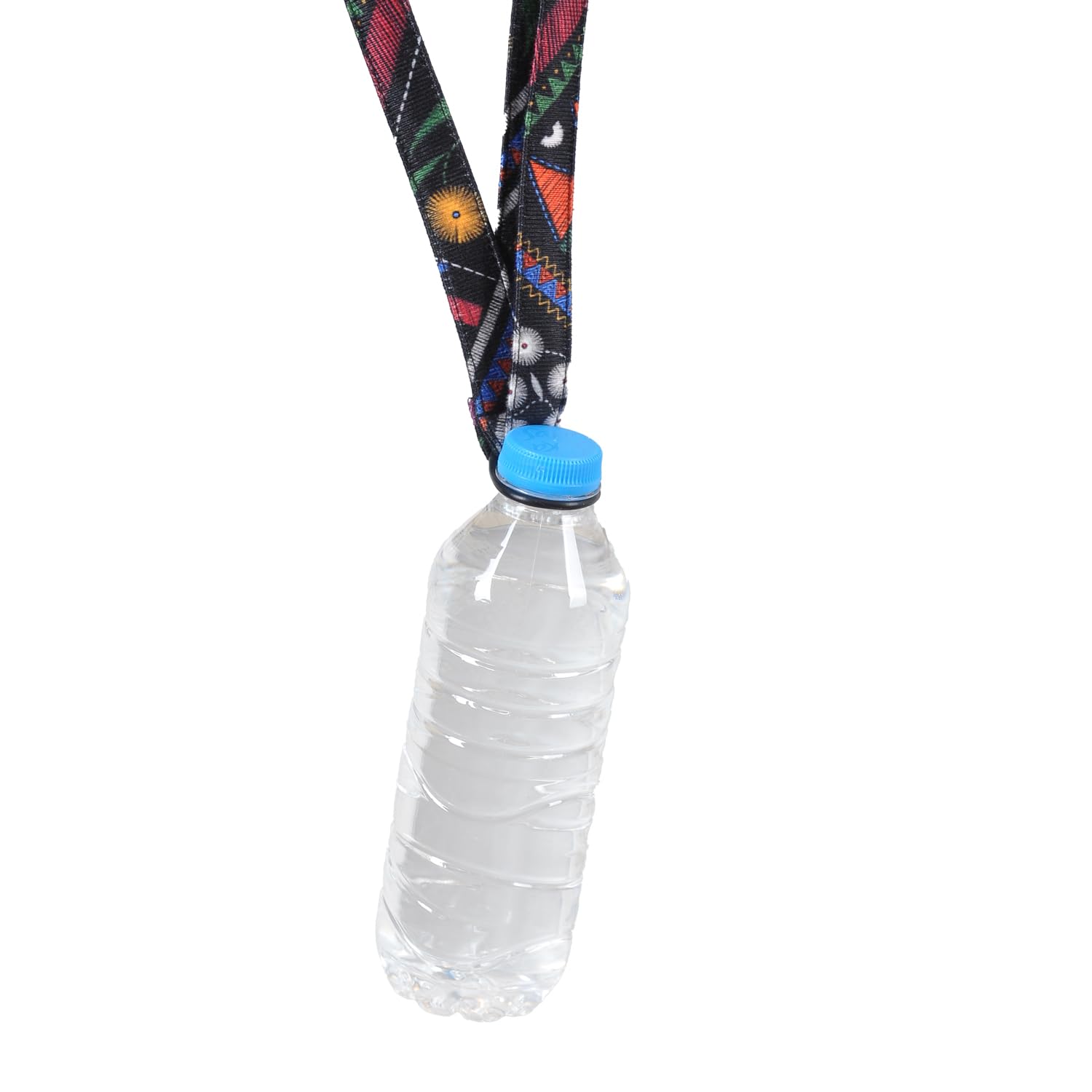 X-Perk Pet Şişe Lastikli Su Taşıma Aparatı Askısı Ayarlanabilir Su Şişesi Tutacağı 500 ml Kadar