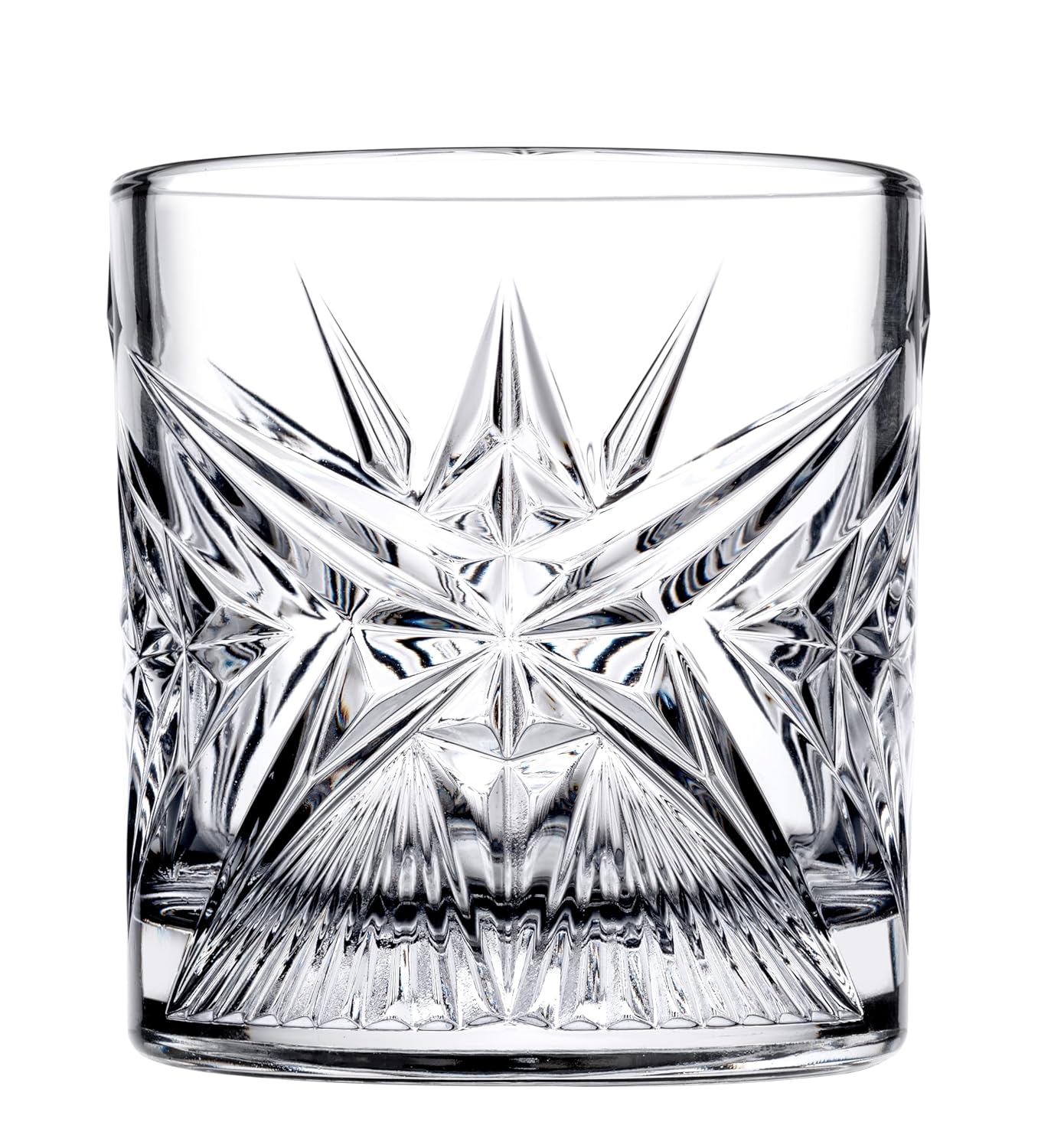 1 Adet Şeffaf İskoç Tarzı El Yapımı Kurşunsuz Kristal Viski Bardağı 300 ml Kokteyl Bourbon Sunum Bardağı