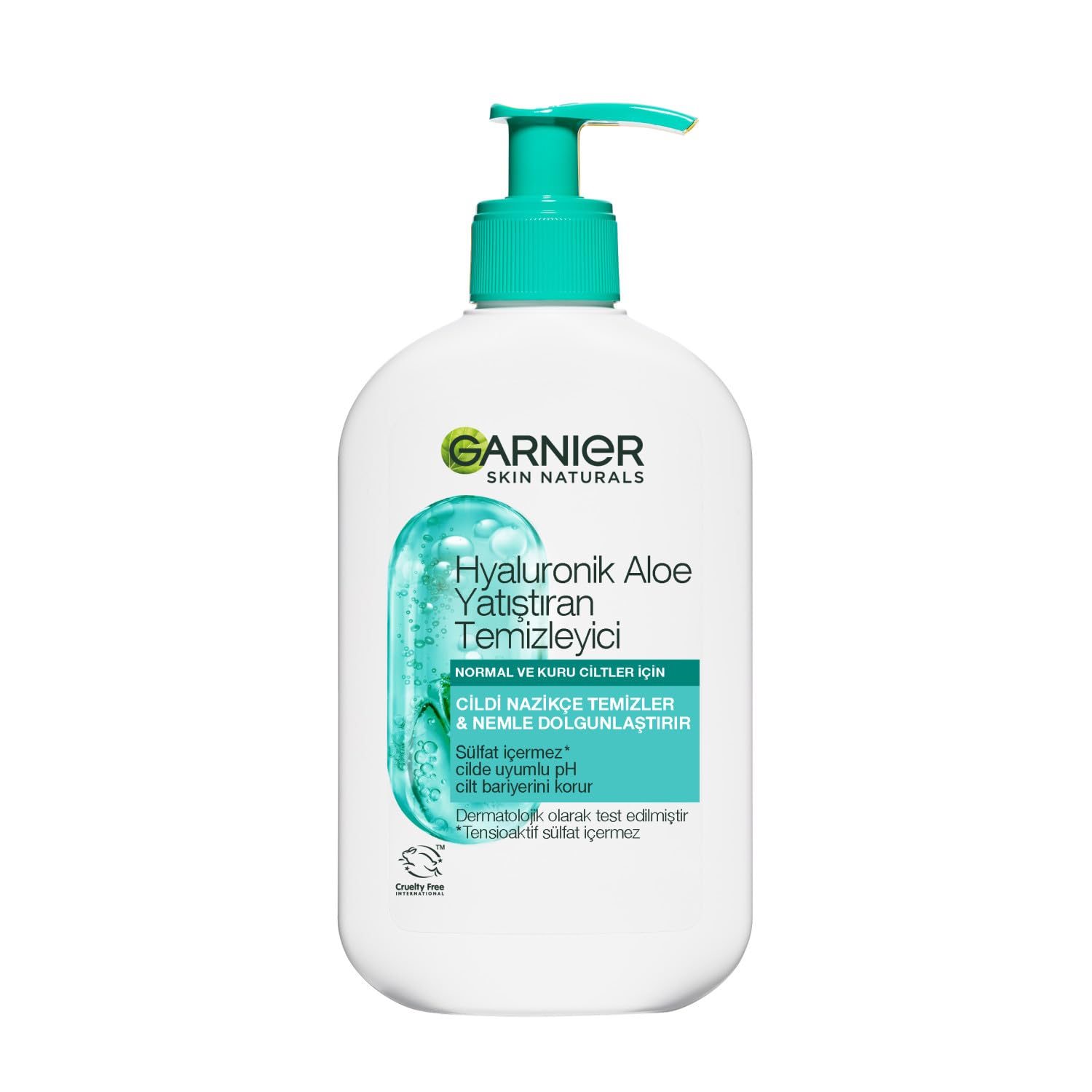 Garnier Hyaluronik Aloe Nemlendiren ve Yatıştıran Temizleyici 250 ML