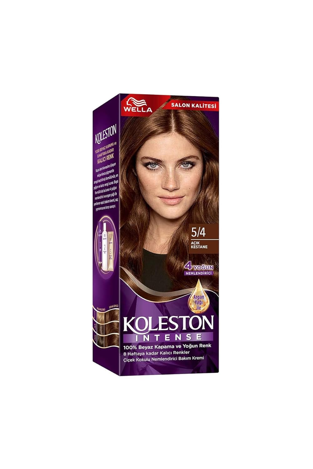 Wella Koleston Intense Saç Boyası 5/4 Açık Kestane - Salon Kalitesi