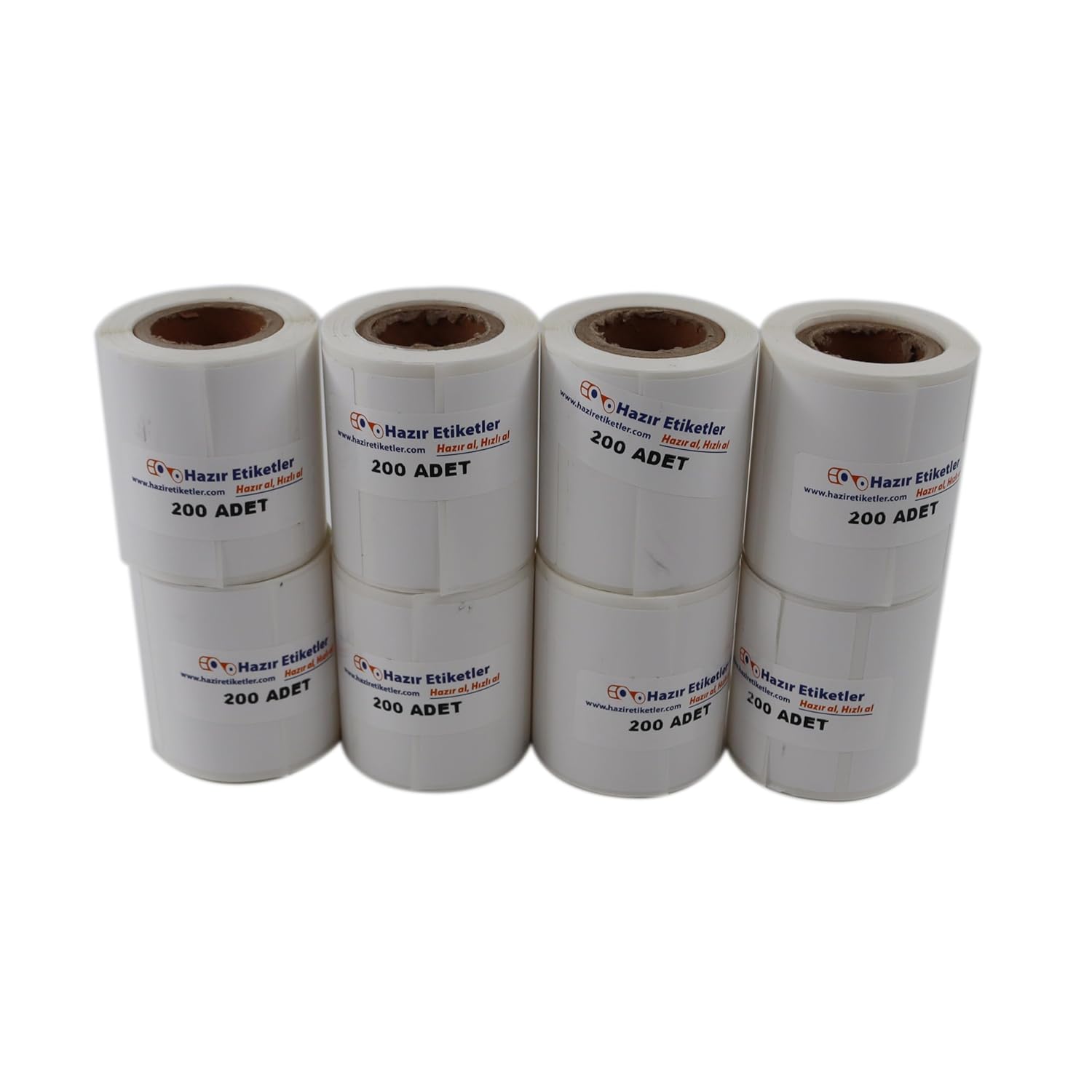 hazır etiketler , hazır al hızlı al PP Termal Etiket 50mm X 30mm Ruloda 200 li 8 Rulo Toplam 1600 Adet Phomemo M110 ile Uyumlu