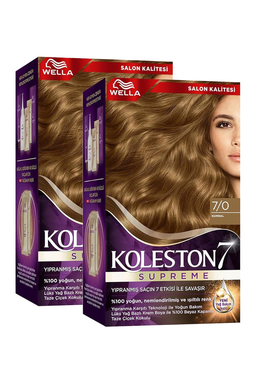 Wella Koleston Supreme Saç Boyası 7/0 Kumral x2'li