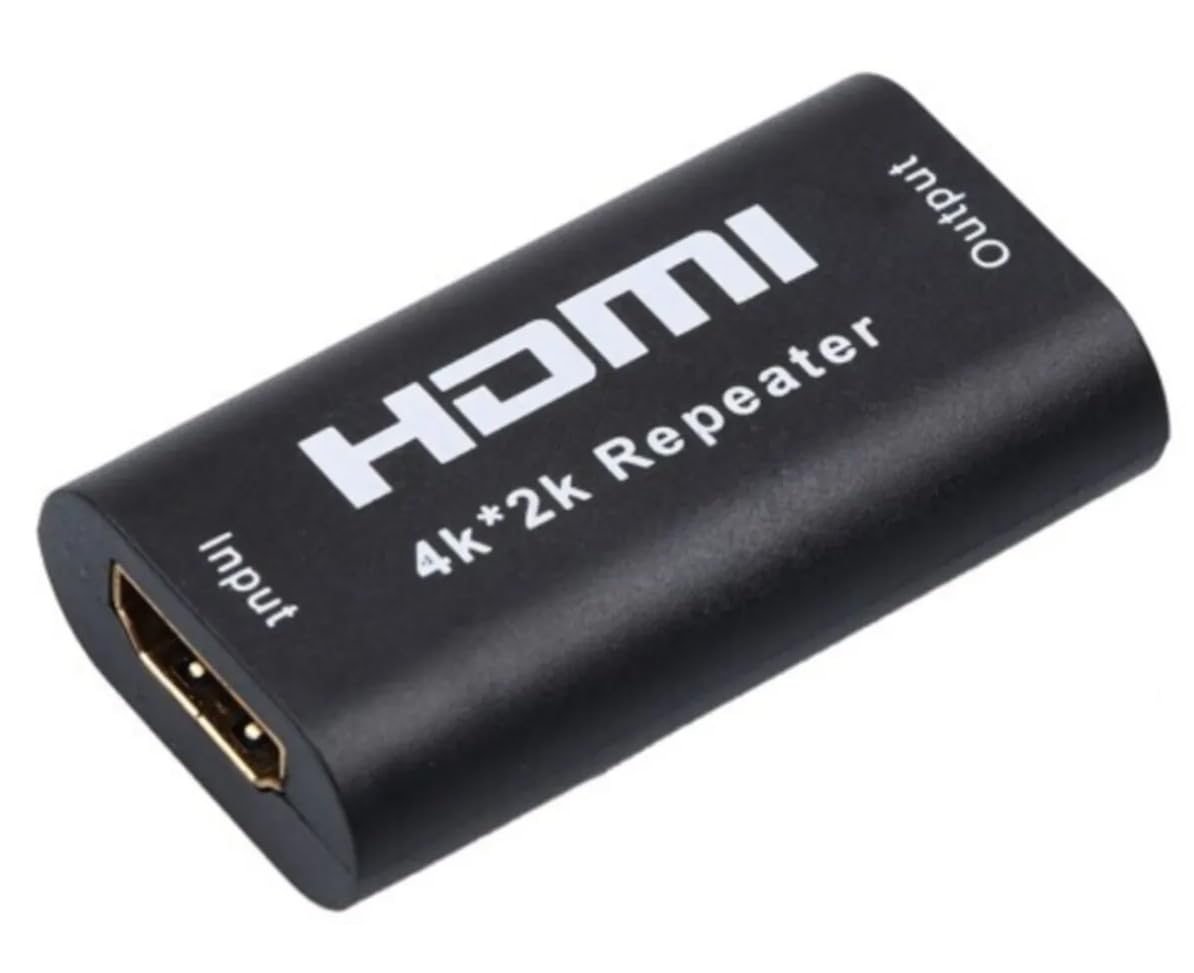 Coverzone HDMI Kablo Uzatıcı Dişi Dişi Uzatıcı Repeater 4K 40 Metre Destekli Adaptör Extender