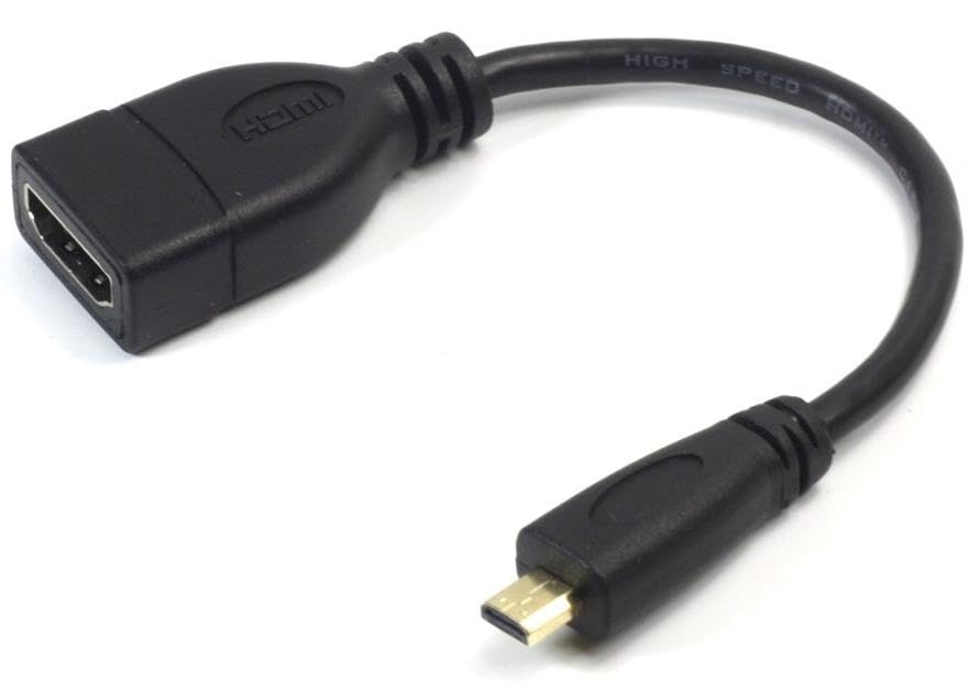 Micro Mikro Hdmi Çevirici Dönüştürücü Adaptör Kablosu 15Cm