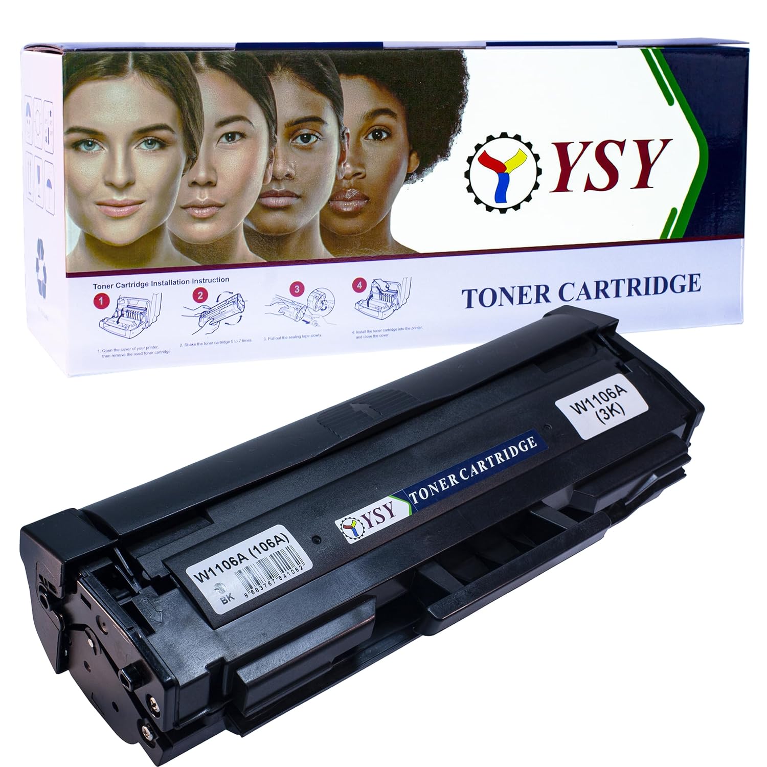 YSY 106A 107, MFP135, MFP137, MFP138 Yüksek Kapasiteli Muadil Toner (ÇİPLİ) (3K)