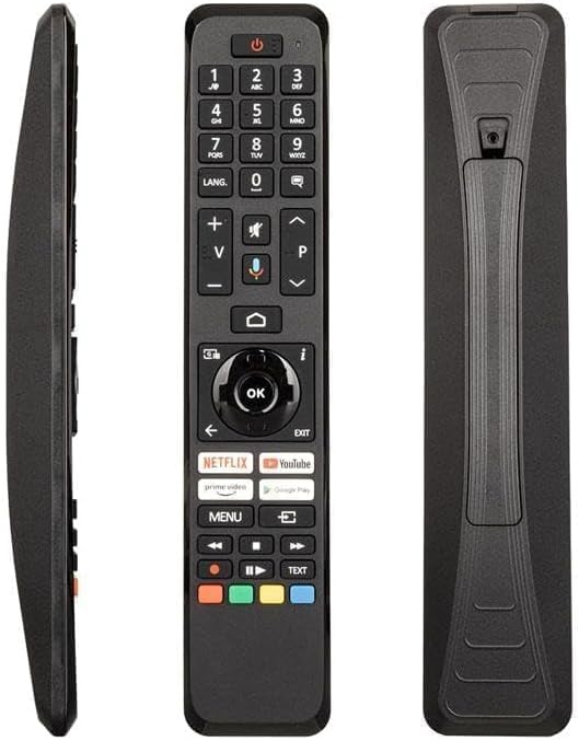 BYCONNERS Smart LED TV Kumanda Toshiba CT-8563, B0CWZC7XPS, 70QA5D63DT, 55UA5D63DT, 65UA5D63DT, 55UA3D63DT, 65UA3D63DT, 58UA3D63DT ile Uyumlu Yedek Kumanda - Mikrofonsuz