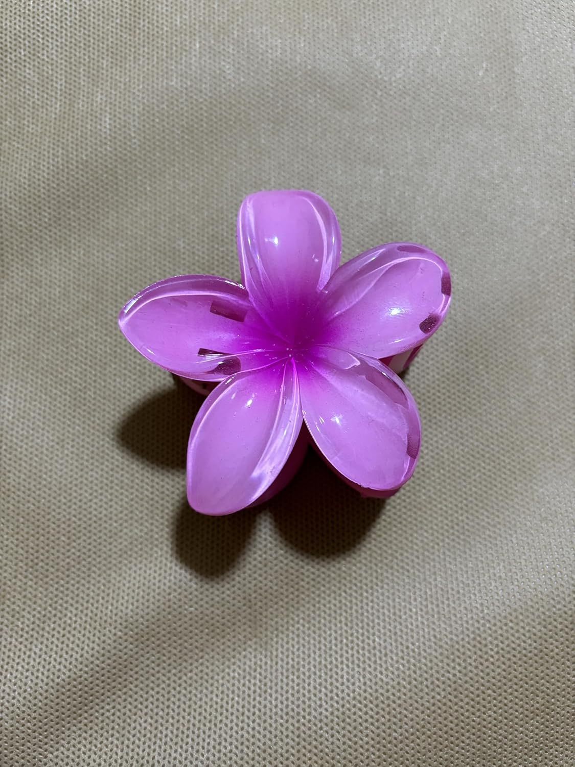 Pembe lotus saç tokası