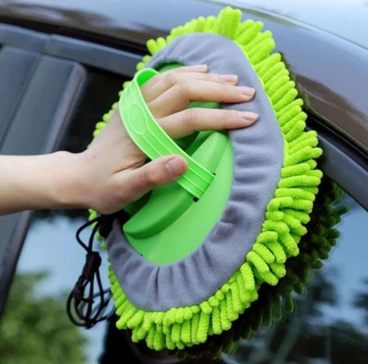Araba Yıkama Fırçası,Araba Mopu, Paspas Temizleme Aleti Uzun Saplı Yıkama Detaylandırma Fırçası,Mikrofiber Temizleme Aleti Seti Fırça Silgi Için Arabalar Araç İçin Çiziksiz Temizleme Seti