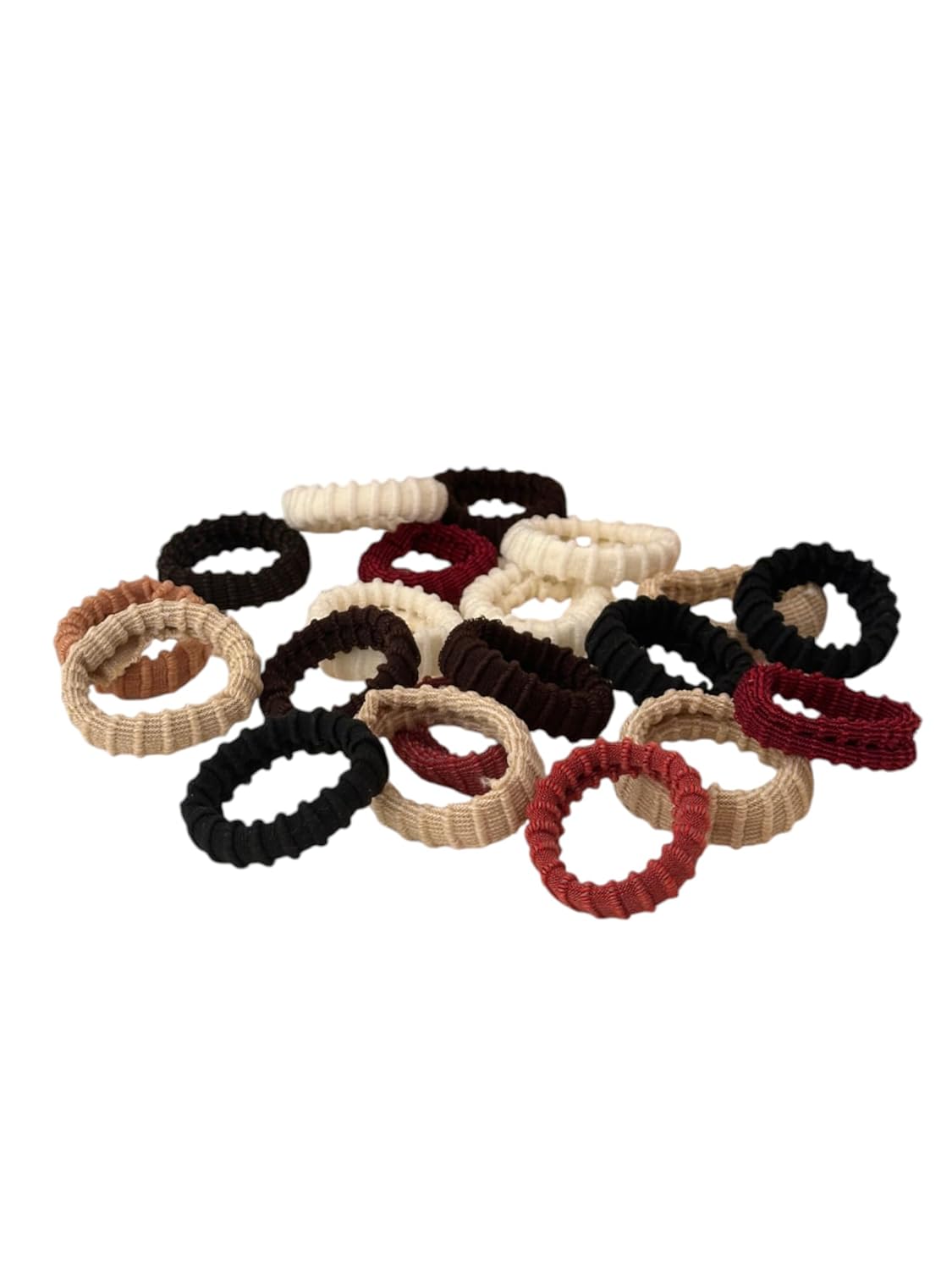 okavango Kadın Kahverengi Ultra Esnek Tırtıklı 20 Li Havlu Lastik Toka Seti, Lastik Toka Seti, Toka Organizer, Toka, Kız Çocuk Toka, Kadife Toka