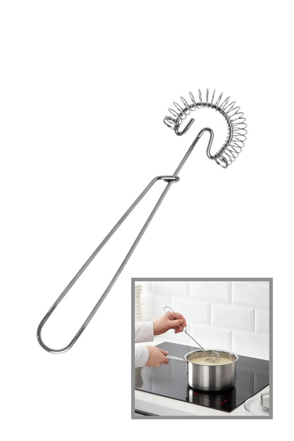 Orret Home Pratik Paslanmaz Lüx Çelik Çırpıcı, Yaylı Yumurta Çırpıcı