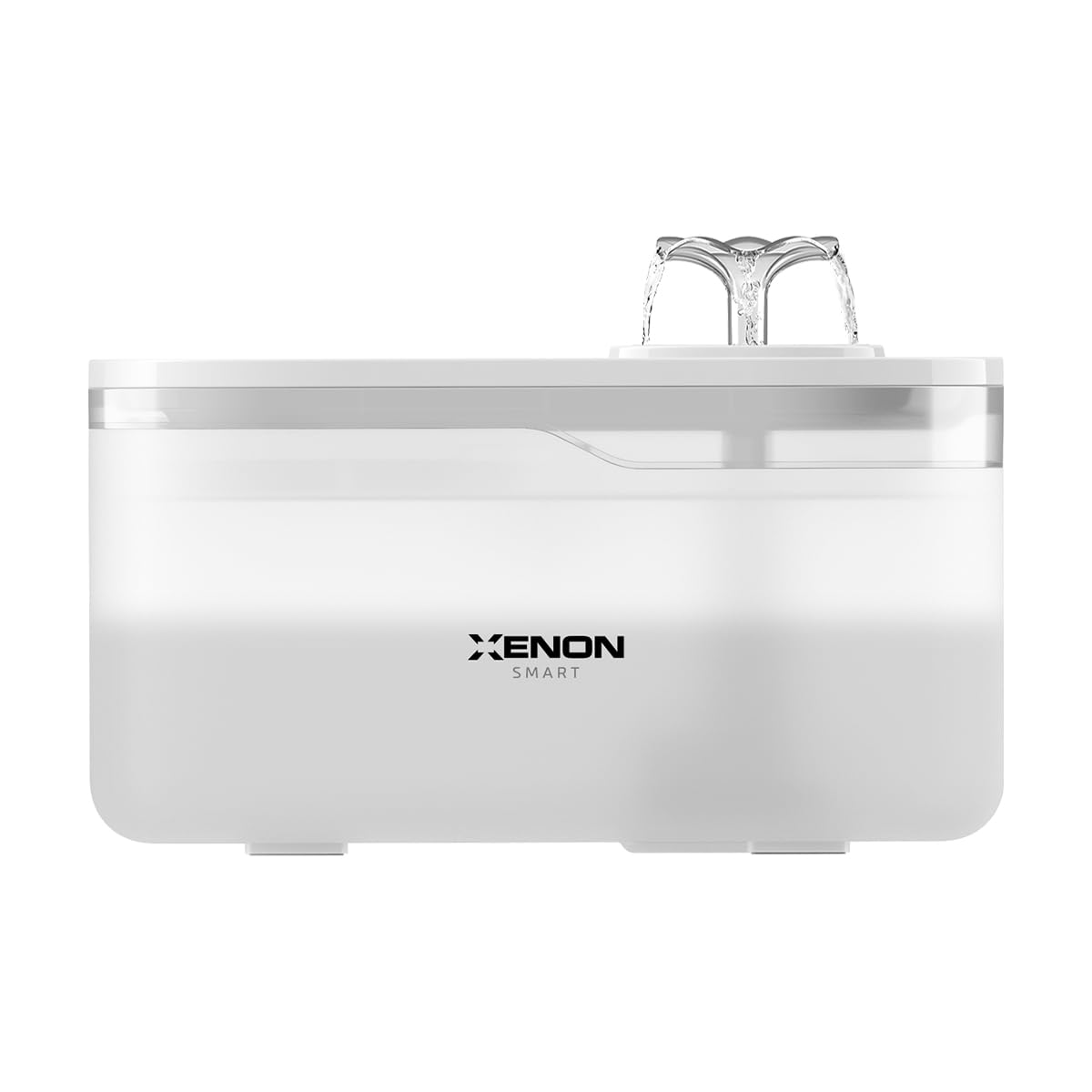 Xenon Smart Akıllı Otomatik Kedi Su Pınarı Mobil Uygulama Denetimli Geniş Hazneli Pet Sebili Led Işıklı Su Şelalesi Ultra Sessiz Evcil Hayvan Su Çeşmesi (Şeffaf) X8650_M0